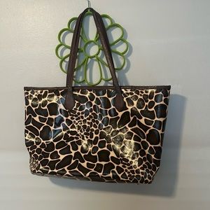 Leopard colored purse